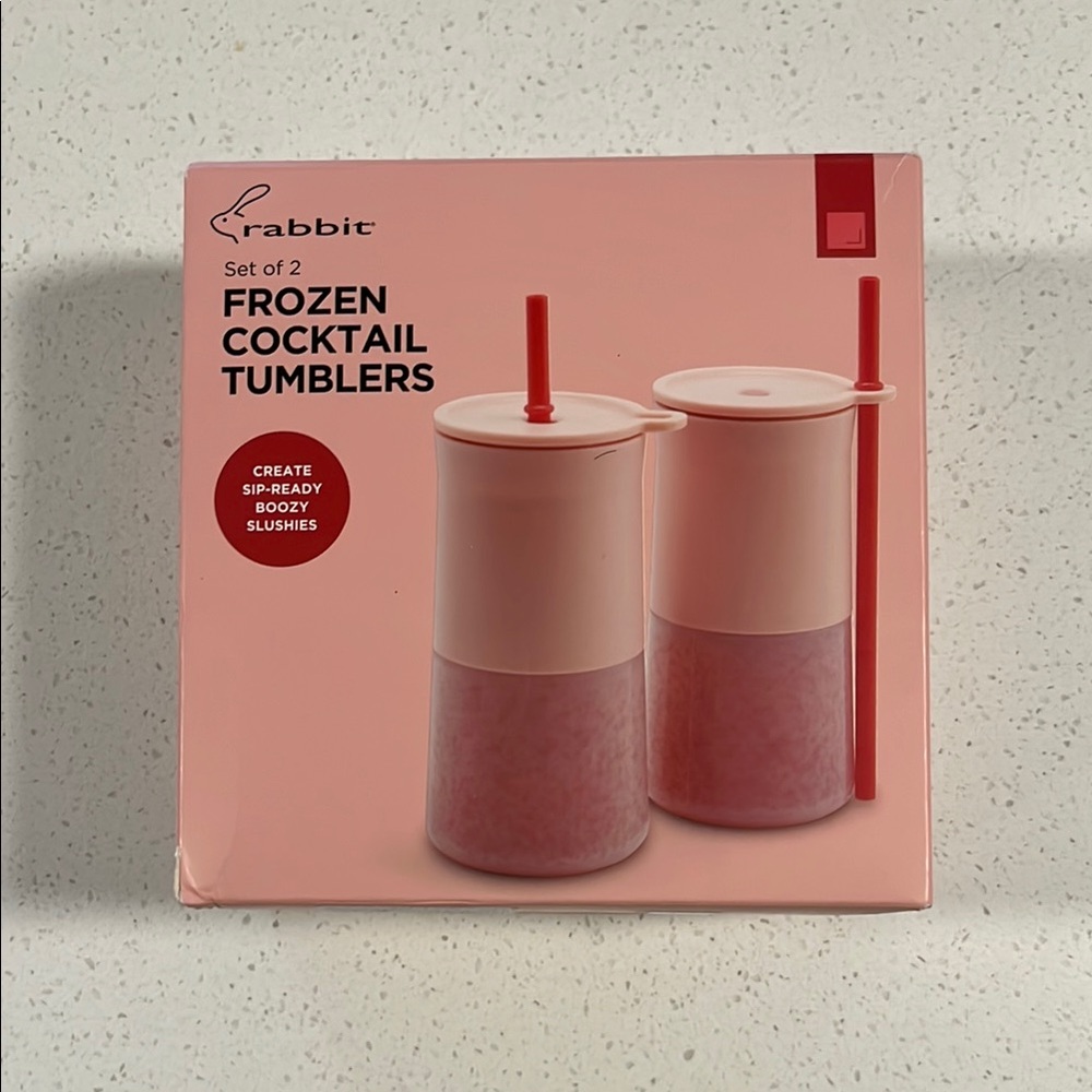 Rabbit Frozen Cocktail Tumblers - Pink